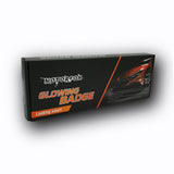 Aud Led Badge Emblem Logo Front Grill Illuminated Glow Light Red