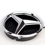 Mercedes benz Emblem Led White Light Car Star Logo Badge Front Grill Glow (Silver 2011-2019)